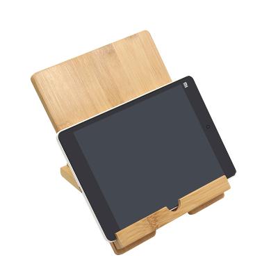 China China 100% Natural Foldable Bamboo Phone Desk Stand, Mobile Phone Desk Phone Filling Stand for sale