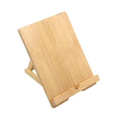 China China Natural Bamboo Bamboo Cell Phone Holder Stand China Tablet Desk Stand Compatible With Universal Android Phones for sale