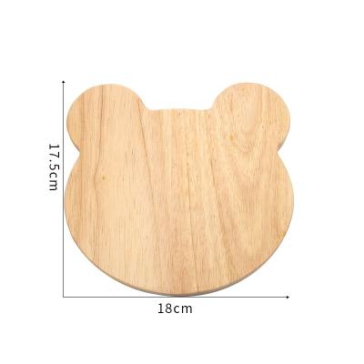 China China 2021 Hot Cute Panda Children's Bamboo Board Set Children's Environmentally Friendly Bamboo Fiber Panda Bamboo Cutting Board for sale