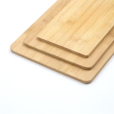 China Easy-to-clean Sustainable Bamboo Chopper Large Natural Kitchen Chopper Mat Vegetable Chopper Set for sale