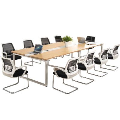 China Modern Simple Design Conference Room Table Conference Table 8 Seaters Big Meeting Table for sale