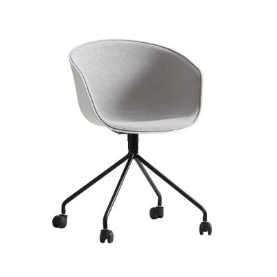 China hot sale Plastic office chair with Swivel leg wholesaler modern furniture High quality office rotatable chairs for sale