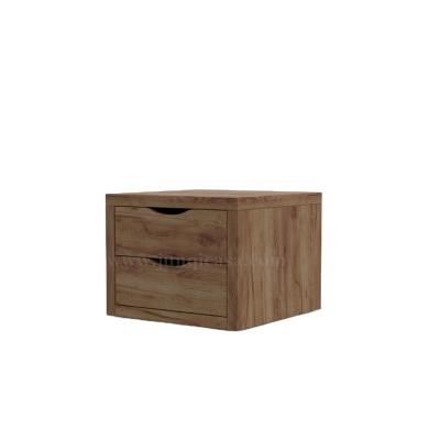 China Best seller bedroom furniture modern design oak wooden nightstand bedside table for home and hotel usage for sale