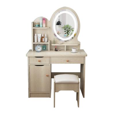 China Dressing table bedroom mini small family makeup table modern simple economic simple makeup cabinet makeup table for sale