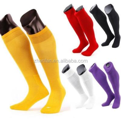 China Breathable Men Pure Color Long Over The Knee Soccer Basketball Football Sports Socks for sale