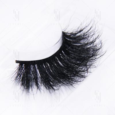 China Thick cruelty free 5d mink eyelashes wholesale 25mm mink eye lashes for sale