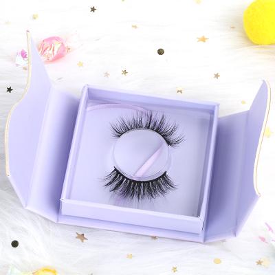 China 25-30 times SY shuying 3d factory fiber Faux Mink Eyelashes Vendor Bulk Make your own brand Custom Lash Packaging with you for sale