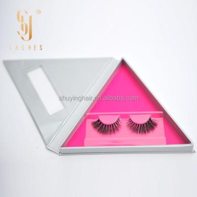 China Private Label False Eyelashes Custom 3D Silk Lashes Eyelash Packaging for sale