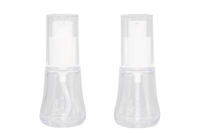 China 30ml 50% PCR PETG-Material Lotionspumpflasche für kosmetische Essenzverpackungen zu verkaufen