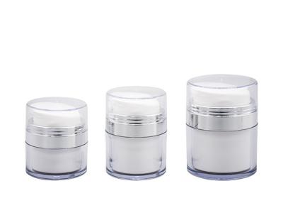 China UKA46 Refillable Airless Cream Jar Acrylic Cream Bottle 15g 30g 50g For Personal Skin Care Packaging for sale