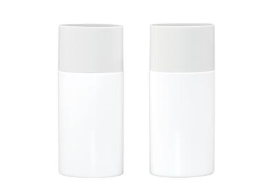 中国 50ml PE Grey And White Sunscreen Bottle Lotion Hand Cream Bottle UKL33B 販売のため