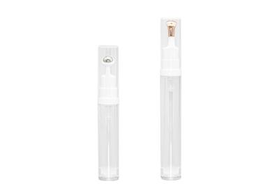 China 10 ml/15 ml PETG Rollkugel Augencreme Luftlose Pumpflaschen PETG Flasche/Kappe + PP Mittleres Segment UKJT088 zu verkaufen