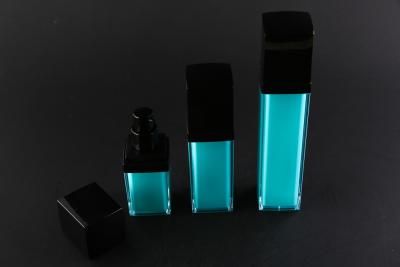 China UKMS18 15ml-30ml-50ml  new products square airless pump bottle,   square acrylic Cosmetic bottle for sale