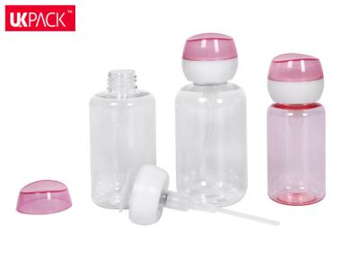 China Push Down Empty Nail Polish Remover Pump Dispenser Cosmetic Transparent Bottle 200ml for sale