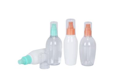 China Multipurpose UKL01 Bowling Shape Lotion Pump PET Plastic Bottle for Creams Massage Lotions and More 120ml/150ml Capacity for sale