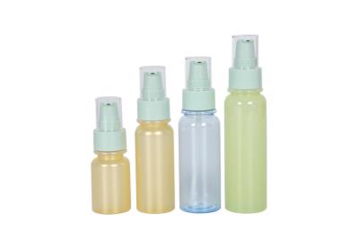 China Matte Customized Color 115mm Height Lotion PET Pump Cosmetic Bottles for sale