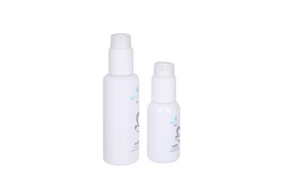 Cina OD 41mm Bianco PET 120ml Bottiglia Cosmetica Pompa Lozione Per La Cura Della Pelle Imballaggio in vendita