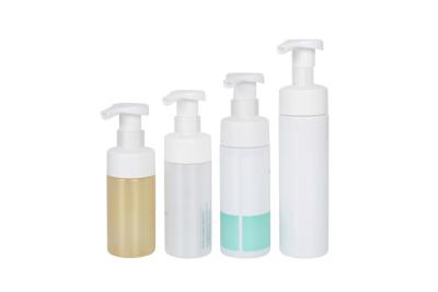 China PET Plastic Foam Pump Bottle 100 120 150 200ml For Cosmetic Packaging hand washing for sale