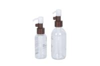China BPA-vrij Transparante 60 ml 120 ml PET make-up remover fles Reinigings olie fles Te koop