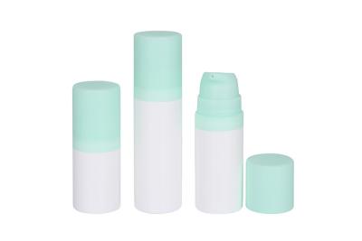 China Empty Trial Sample 5ml 10ml 15ml Cosmetic Travel Containers Od 25mm Airless Pump Lotion Bottle for sale