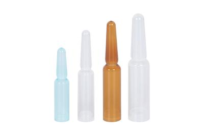 China Custom Color PP 1.5ml 2ml 3ml 5ml Plastic Ampoules Od 8mm Trial Bottle Essnce Liquid for sale