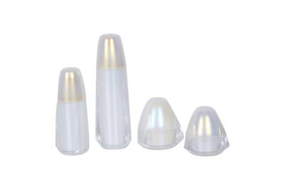 China Sistema del sistema de acrílico blanco del cuidado personal del tarro 30-50ml de la crema de la mano de la crema de cara de la botella de la loción 4pcs/de la esencia en venta