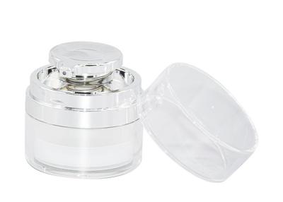 China 70g Round Acrylic Cosmetic Airless Jar Packaging For Eye Cream for sale