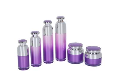 China 100ml Acrylic Cosmetic Bottles Jars With Skin Care Cream Jar for sale