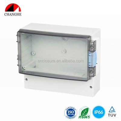 China Outdoor Waterproof Electrical Boxes Outdoor Waterproof Electrical Control Box With Hinge Cover 180x230x100mm for sale