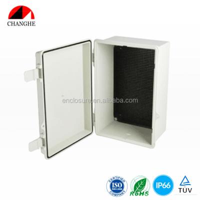 China Outdoor Waterproof Electrical Wall Mount Boxes IP65 Electrical Control Box With Hinge Cover 285x188x145mm for sale