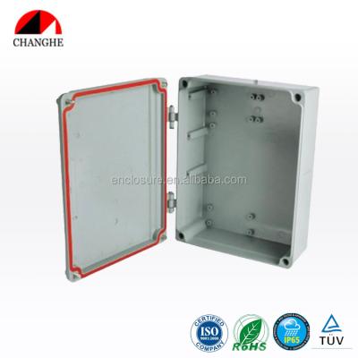 China With Hinges CHANGHE IP65 External Electrical Junction Box Matrix Cast Iron Hinged Aluminum Enclosure 280x199x90mm for sale