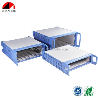 China CHANGHE Enclosure Console Enclosure Instrument Aluminum/Plastic Aluminum Desktop Case 01W for sale