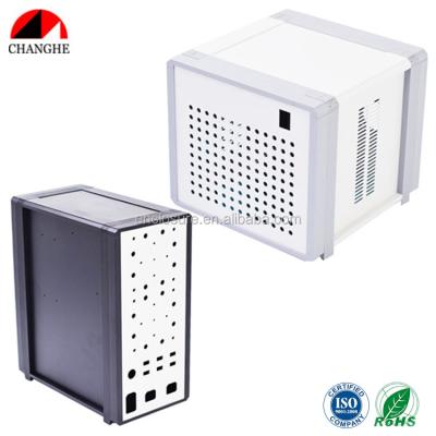 China Custom Aluminum / Diecast Plastic Plastic And Aluminum Desktop Enclosure Instrument Case 02C for sale