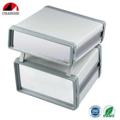 China Custom Aluminum / Plastic Die Cast Aluminum Desktop Enclosure Instrument Case 03A for sale