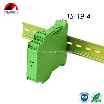 China PA66 CHANGHE Din Rail Mount Terminal Enclosure 15-19-4 for sale