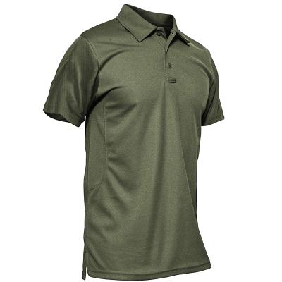 China High Quality Men's Golf Performance Polo Shirt QUICK DRY Quick Dry Pique T-Shirts Uniform Fit for sale