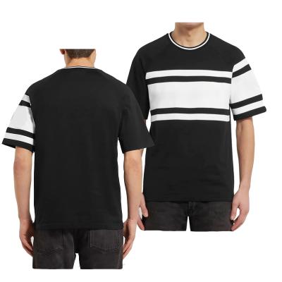 China Fashion Two Tone Logo Print Short Sleeve Breathable Custom 100% Cotton T-Shirt For Men Clothing T-Shirts for sale