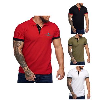 China Ropa de hombre fashion anti-pilling 100 cotton fitness man T-shirt men's polo apparel for sale