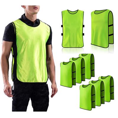 China Shirts & Team Practice Pinnies Scrimmage Tops Vests Sports Bibs With Flexible Toddler Youth Adult Tank Tops Vests for sale