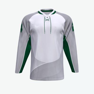 China Quick Dry & Breathable OEM Sublimated Simple Hockey Practice Jerseys For Custom Hockey Team for sale