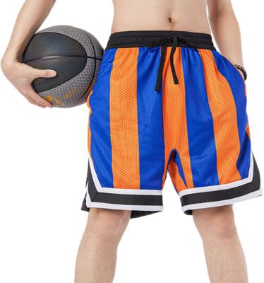 China Breathable Mens Basketball Sublimation Shorts Long Lightweight Athletic Workout Training Shorts With Pockets Drawstrings for sale