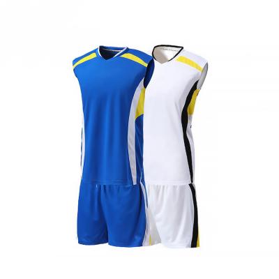 China Latest 100% Polyester Volleyball Jersey Kit New Design For OEM Production for sale