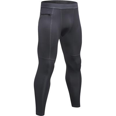 China Breathable Mens Thermal Compression Pockets Pant Gaiters Base Layer Athletic Bottoms for sale