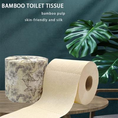 China PIndividual Individual Paper Wrapping OEM Certified Bamboo Toilet Paper Tissue Paper with 300-400 Sheets for sale