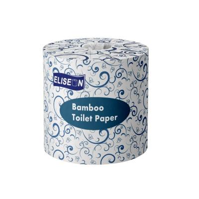 China Handle Bag Package Or Individual Paper Wrap Paper Bamboo Toilet Roll Bathroom Tissue Factory Direct Design Your Own Toilet Paper for sale