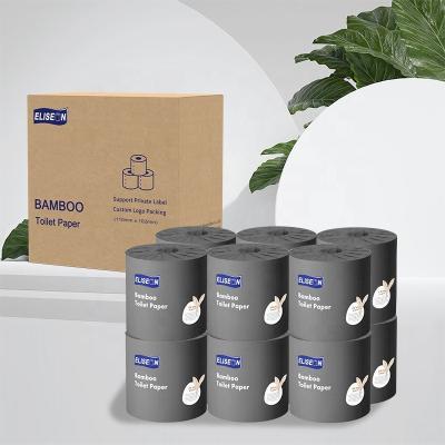 China Ecological; Soft ; Soluble FSC Certify Manufacturer Wholesale Sustainable Bamboo Toilet Paper Tissue for sale