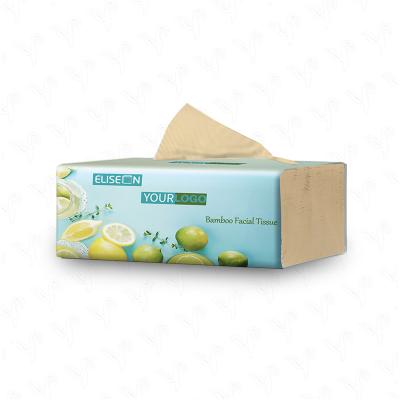 China High Quality Bamboo Soft Paper Package Price Best Soft Wrapped Facial Tissue for sale