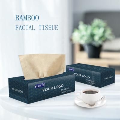 China Free from dyes OEM wholesale package 2ply 3ply 4ply cube box bulk pack customizable bamboo pulp facial paper facial tissue for sale