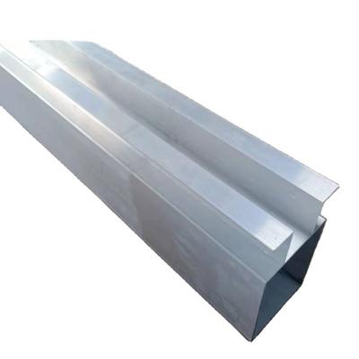 China Glass Wall Customized Extrusion Aluminum Profile , Hide-Frame Aluminum Curtain Wall Profile for sale