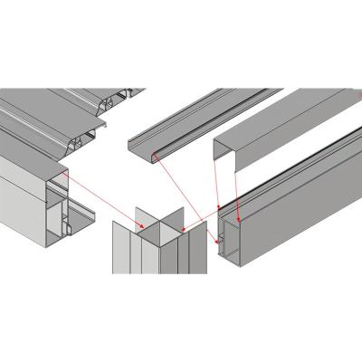 China High Quality Decorations Casement Handles Aluminum Window Frame Profiles Suppliers for sale